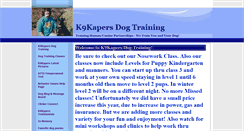 Desktop Screenshot of k9kapers.com